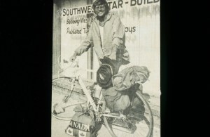 Brock Tully on his 1st bike trip