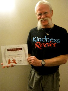 Brock accepting Kindness the Movie award Brock accepting Kindness the Movie award