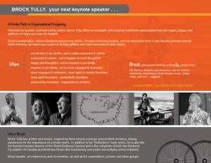 Brock Tully Keynote Speaker